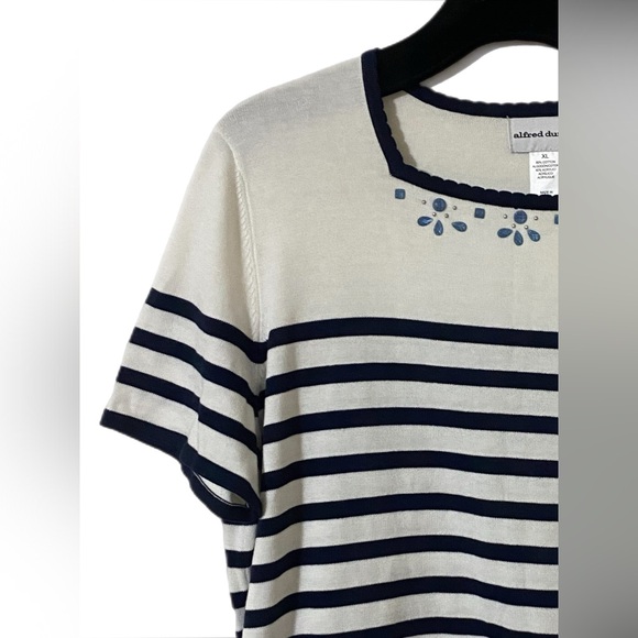 Alfred Dunner Short Sleeve Knit Sweater Size XL - Picture 5 of 11